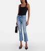 Jodi mid-rise cropped flared jeans
