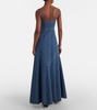 Seville denim maxi dress