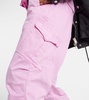 High-rise cotton cargo pants
