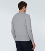 Ribbed-knit cotton sweater