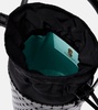 Amorouse leather-trimmed bucket bag