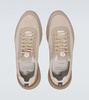 Suede sneakers
