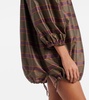 Alcamo cotton-blend canvas minidress