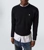 Face cotton sweater