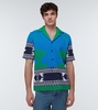 Jacquard cotton shirt