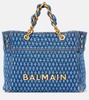 1945 quilted denim tote bag