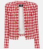 Houndstooth tweed jacket
