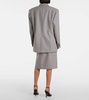 Oversized wool blazer