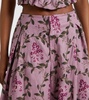 Marea Wisteria embroidered linen wide-leg pants