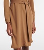 Dorema belted jersey minidress