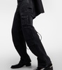 Nera mid-rise straight cargo jeans
