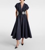 Denim midi dress