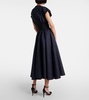 Denim midi dress