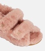 Sandya shearling sandals