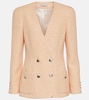 Bouclé cotton-blend jacket