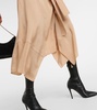 Silk crêpe de chine shirt dress