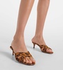 Divine 50 leopard-print suede mules