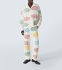 Piscine appliqué linen shirt