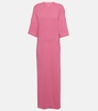 Gathered maxi dress