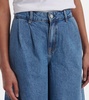 Gran Canaria high-rise wide-leg shorts