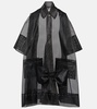Bow-detail coat