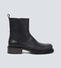 Leather ankle boots