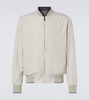 Reversible bomber jacket