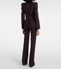 Striped wool blazer