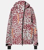 x Terrex TrueNature 2L leopard-print ski jacket