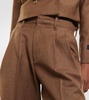 x EmRata Joan wool wide-leg pants