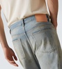 2021M mid-rise printed wide-leg jeans