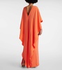 Elegante Baleari silk crêpe de chine gown