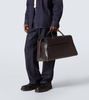 Intrecciato leather duffel bag