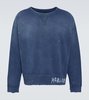 Printed cotton jersey sweatshirt