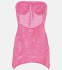 Camellia crochet cotton minidress