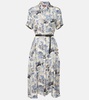 Kiera silk shirt dress