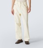 Cotton straight pants