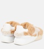 Loop faux fur sneakers