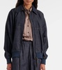 Denim bomber jacket