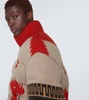 Icon jacquard down jacket