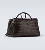 Intrecciato leather duffel bag