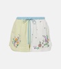 Willa embroidered linen shorts