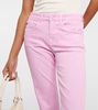 Sophie cotton-blend bootcut pants