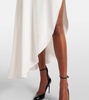 Asymmetric midi skirt