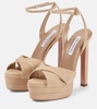 Divine 130 suede platform sandals