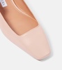 Very Bow Tie leather ballet flats
