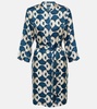 Timek printed silk jacket