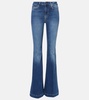 Tropea high-rise flared jeans