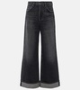 Dame high-rise wide-leg jeans