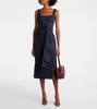 Denim midi dress